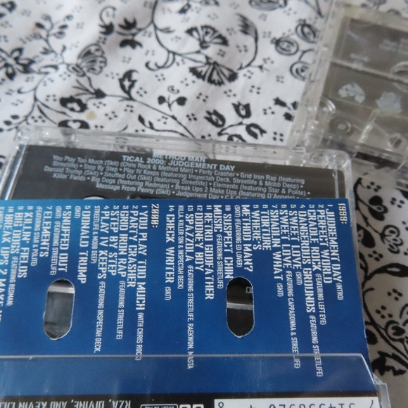Method Man Tical 2000 Rap Hip Hop Cassette Tape 1994 & 1998 - Def Jam blackout - Picture 3 of 5